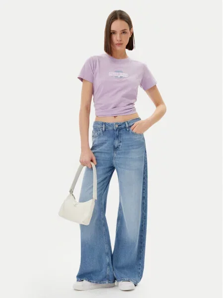 Guess Футболка Regular Fit фіолетовий