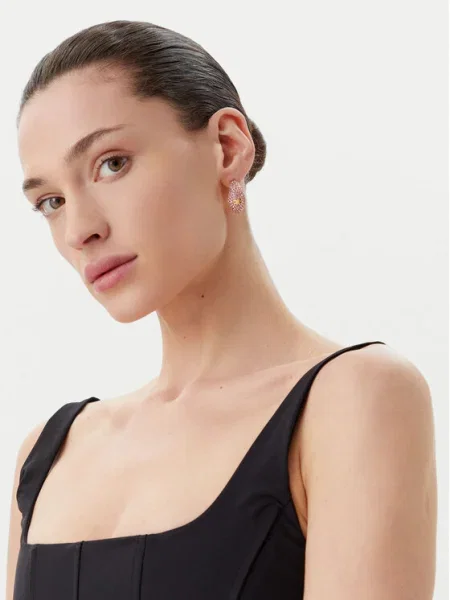 Обеци Elisabetta Franchi розово