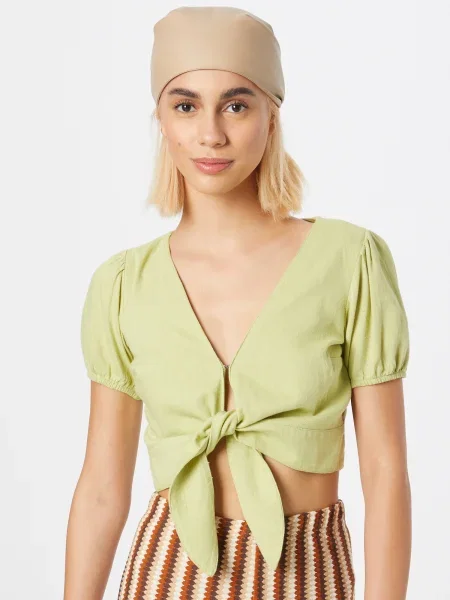 HOLLISTER Blúz citromzöld