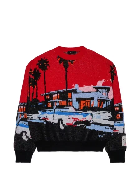 Sweter dziecięcy N°21 czerwony