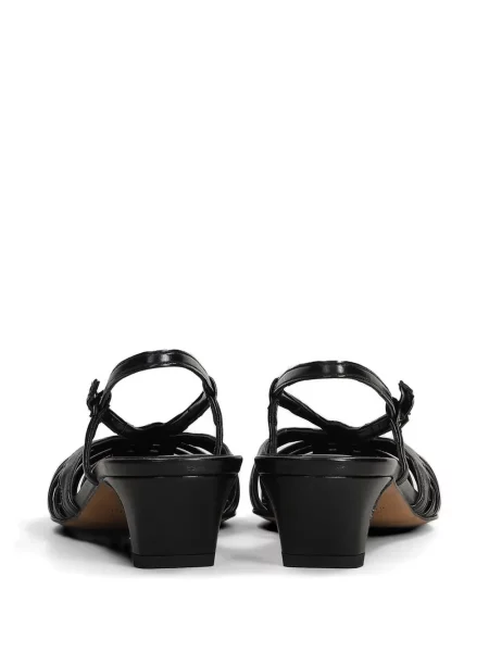 Pantofi cu toc Biancadi slingback negru