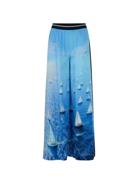 Pantaloni Marccain albastru