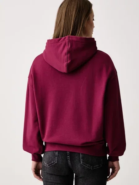 Calvin Klein Jeans bluza z kapturem z bawełną