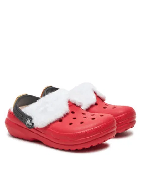 Dětské pantofle Crocs červené
