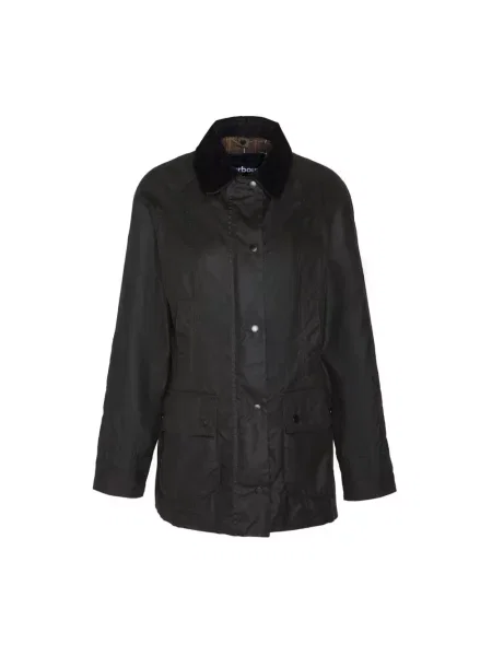 Barbour Kurtka Beadnell Kobiety jednolity 34 zielony