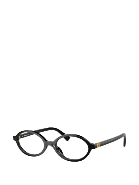 Sunčane naočale Miu Miu Eyewear s autogramom crna