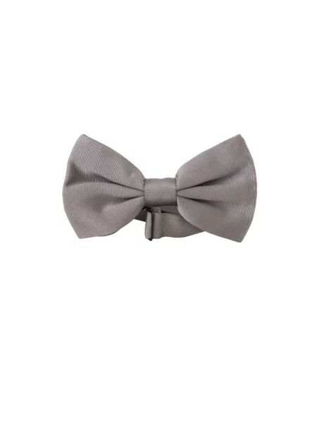 Jedwabny krawat Dolce And Gabbana szary