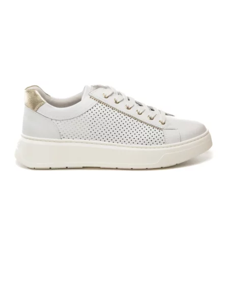 Sneakersy Nerogiardini skórzane białe