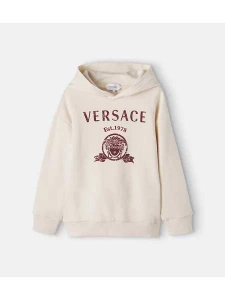Gyerek kapucnis melegítő felső Versace fehér