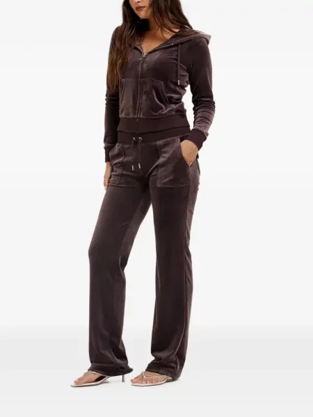 Pantaloni Juicy Couture alergare maro