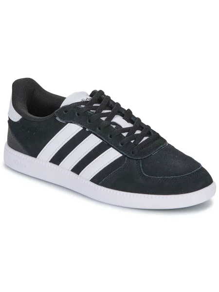 Boty adidas BREAKNET SLEEK SUEDE bílé