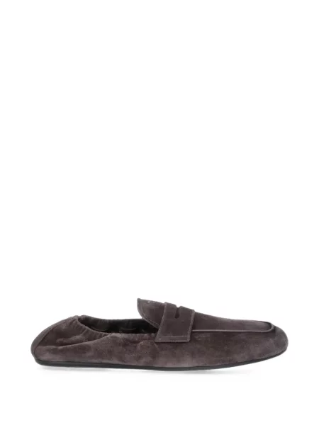 Pantofi loafer Prada cu imagine maro