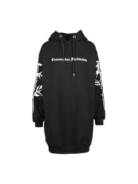 Bluza z kapturem Comme Des Garcons z kapturem czarna