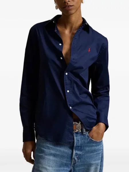 Bőr húzózsinór pólóing Polo Ralph Lauren barna