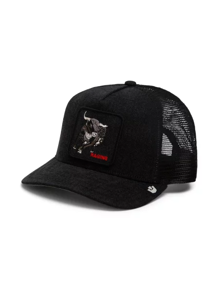 Goorin Bros czapka z daszkiem trucker jeansowa Raging czarna