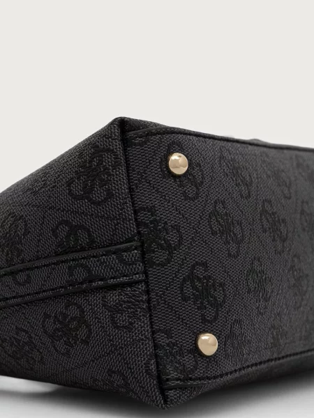 Кожаная сумка хобо Guess