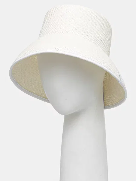LE SH KA headwear капелюх White Bucket біла