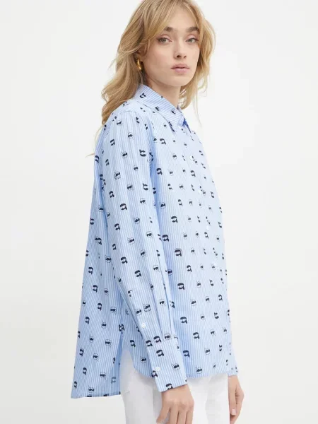 Srajca Karl Lagerfeld modra