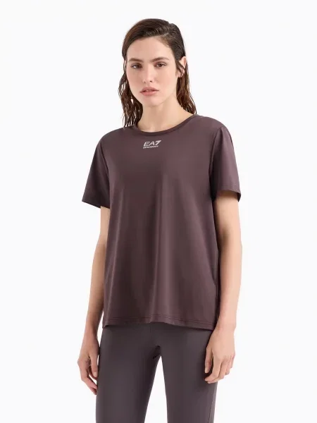 Футболка Ea7 коричневая
