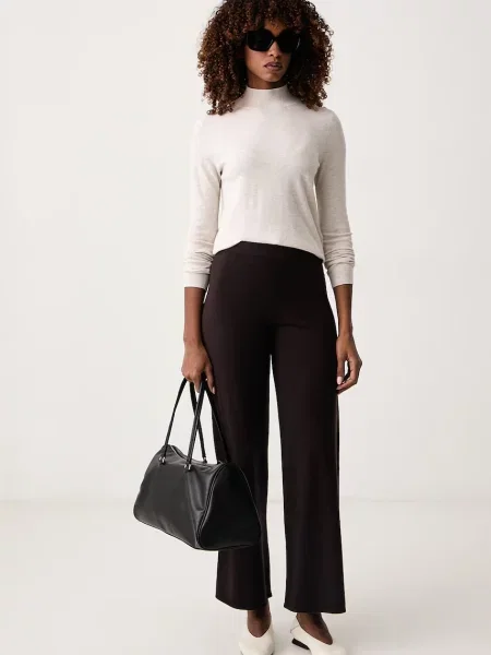 Marella штани wide leg з додаванням вовни Emme by