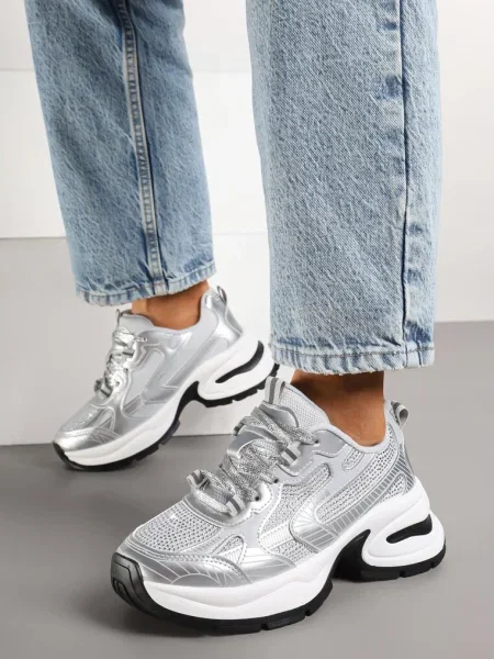 Sneakers Felindris argintii