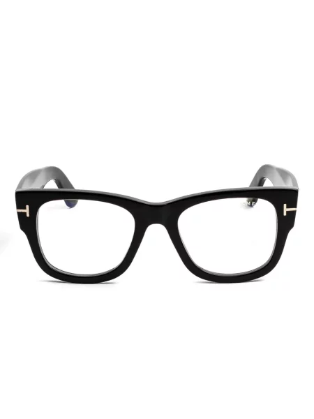 Ochelari de soare Tom Ford Eyewear cu imprimeu geometric negru