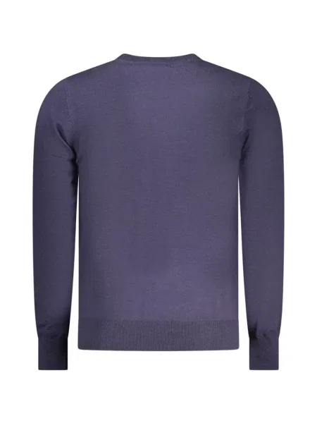 Pulover Rifle cu decolteu rotund violet