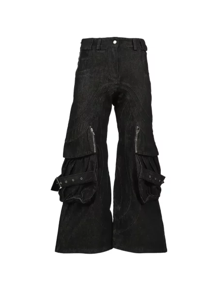 Blugi cu picior larg No/faith Studios negru