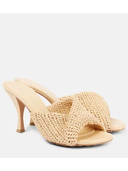Papuci tip mules Bottega Veneta bej