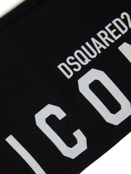 Dětské kalhoty Dsquared2 černé