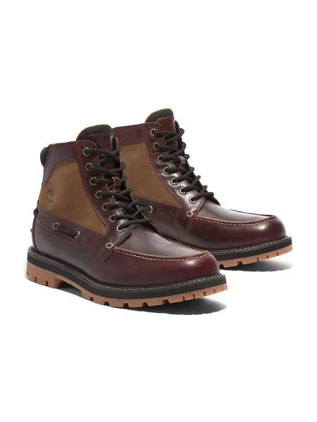 Botki Timberland skórzane brązowe