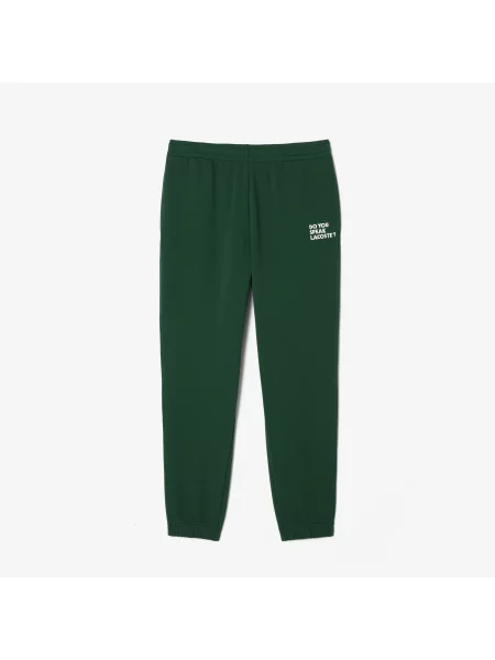 Lacoste Spodnie Dresowe O Luźnym Kroju zielony