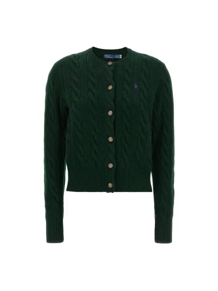Sweter Polo Ralph Lauren wełniany zielony