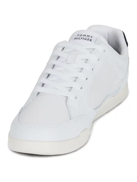 Kožené tenisky Tommy Hilfiger biela