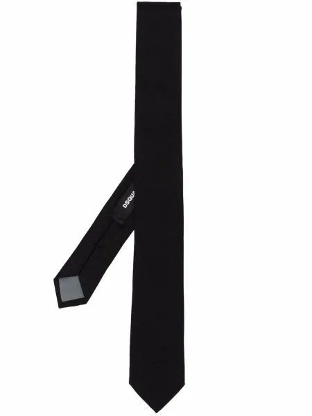 Cravată Dsquared2 de mătase negru