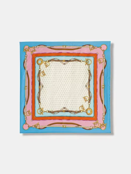 Fular Pinko de mătase bej