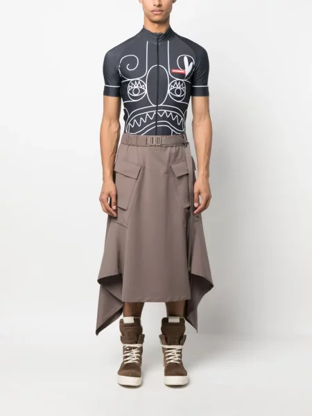 Tricou sport Charles Jeffrey Loverboy cu imagine gri