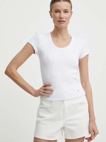 Тениска Tommy Hilfiger бяло