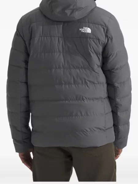 Geacă The North Face cu glugă gri