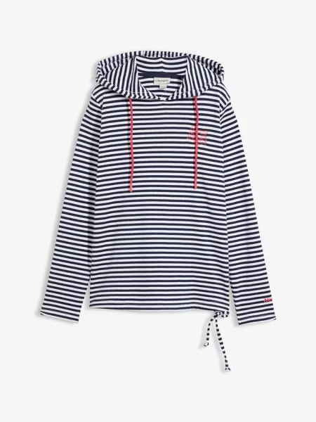 Bluza z materiału interlock z bawełny organicznej niebieska