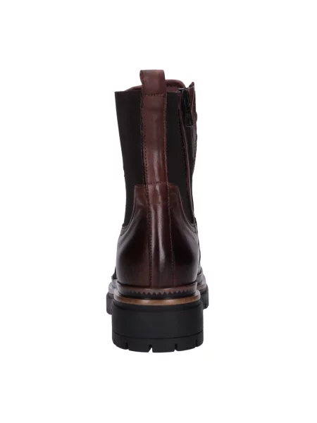 Buty do kostki Mjus skórzane brązowe