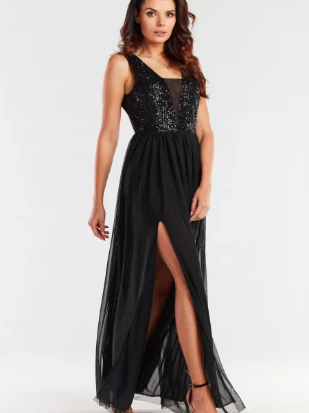 Sukienka wieczorowa Awama czarna