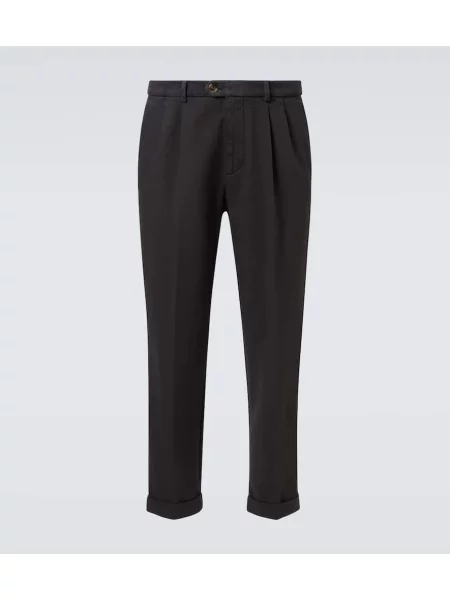 Kalhoty Brunello Cucinelli šedé