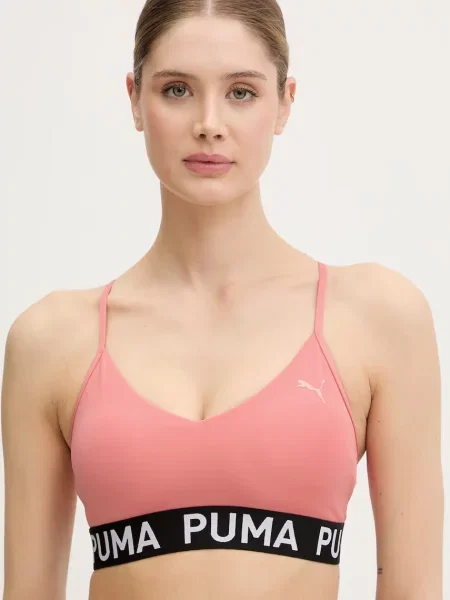 Puma sportovní podprsenka růžová