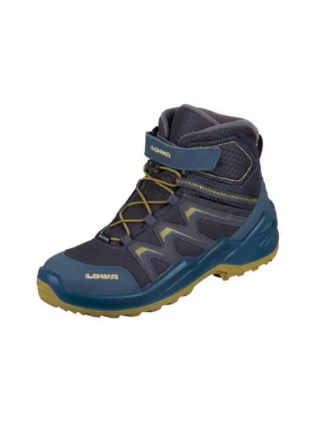 Buty trekkingowe dla dzieci Lowa Maddox Warm Gtx Mid Jr niebieskie
