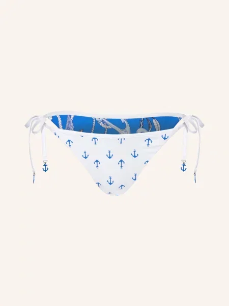 Seafolly Dół Od Bikini Trójkątnego Ahoy Dwustronna blau biały