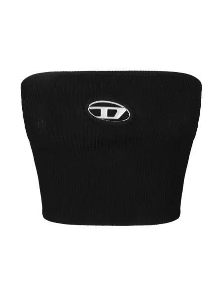 Top Diesel o krotszym kroju retro czarny