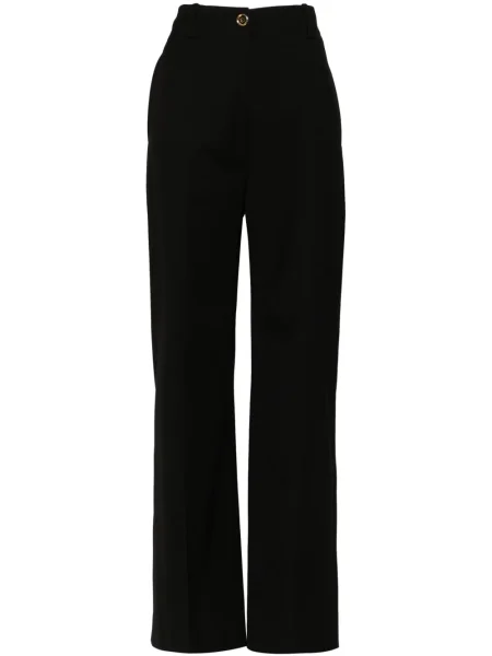 Pantaloni Patou de lână negru