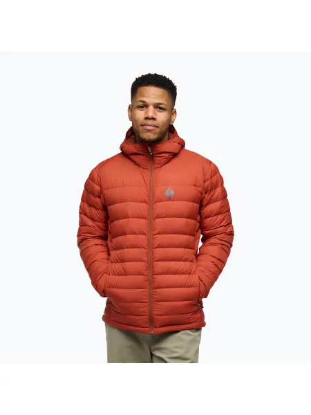 Férfi pehelydzseki Black Diamond Access Down Hoody burnt sienna. Méret: XL fekete