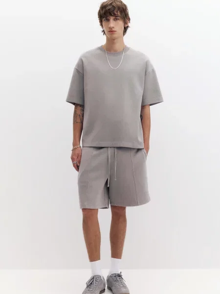 Pull&Bear Tricou taupe gri